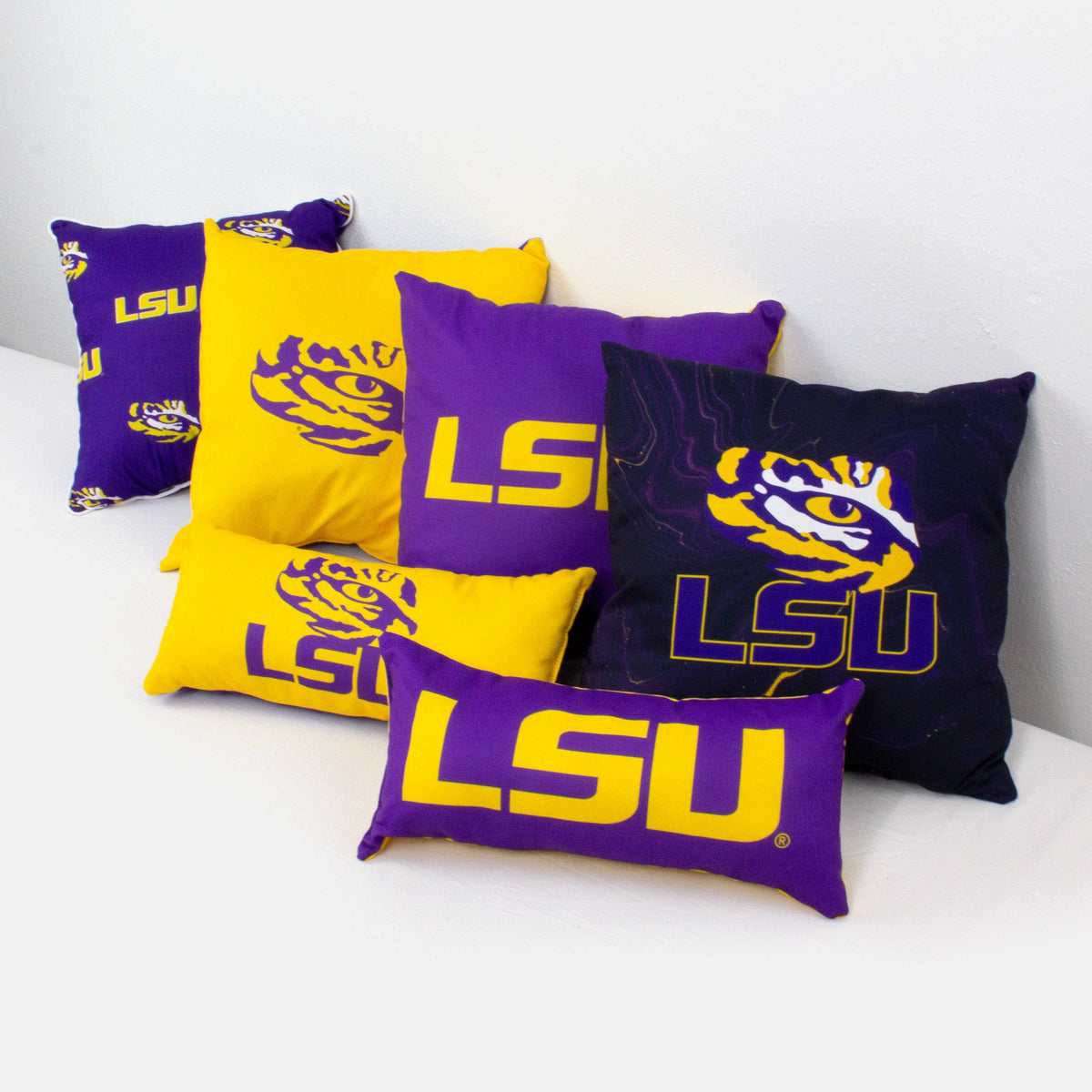LSU Tigers 2 Sided Color Swept Decorative Pillow, 16" x 16"