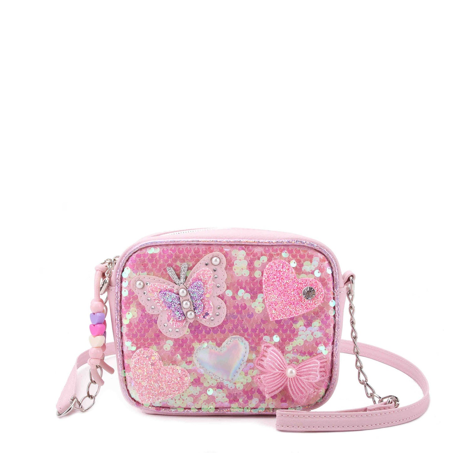 Sequin Applique Crossbody Bag
