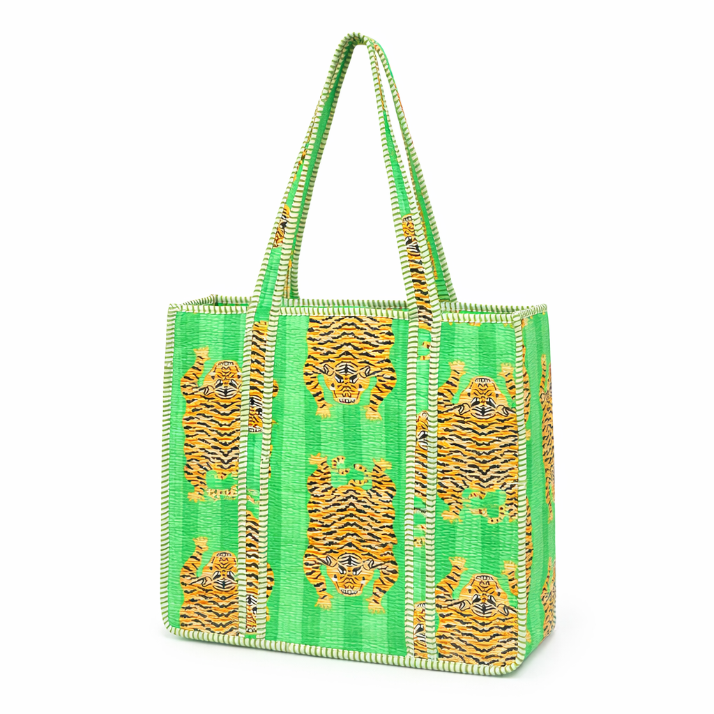 Green Tiger Multi Quilted Bag
