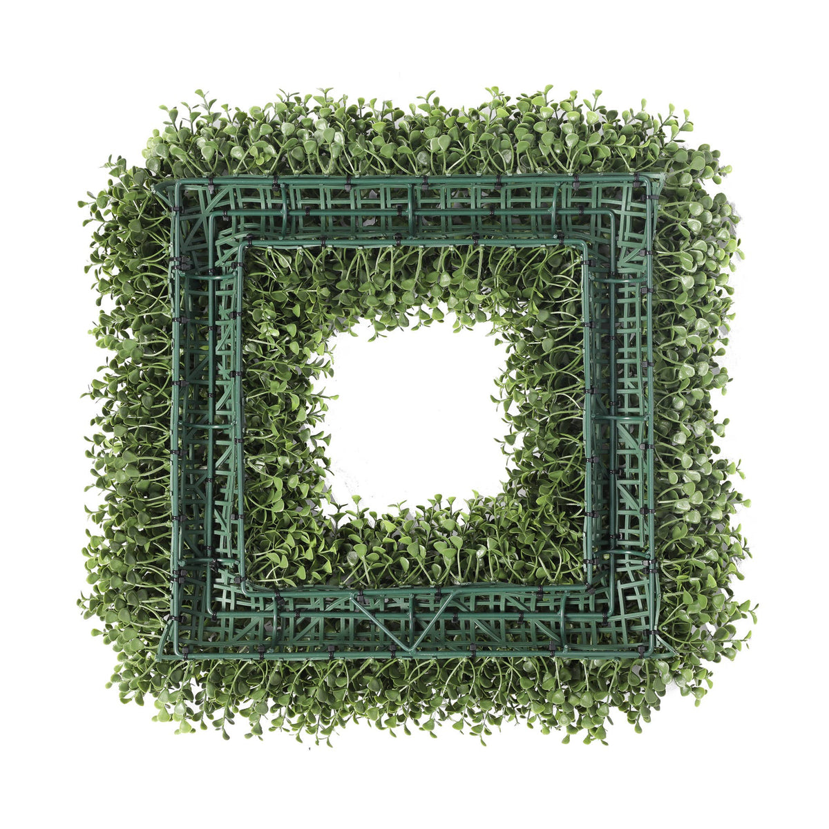 Boxwood Square Wreath Everlux UV 20 Inch