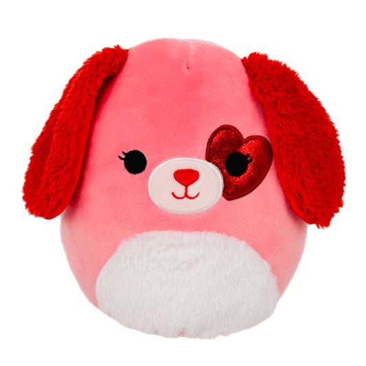 Squishmallow Valentine Stuffed Plush Toy 5" Trishelle Dog