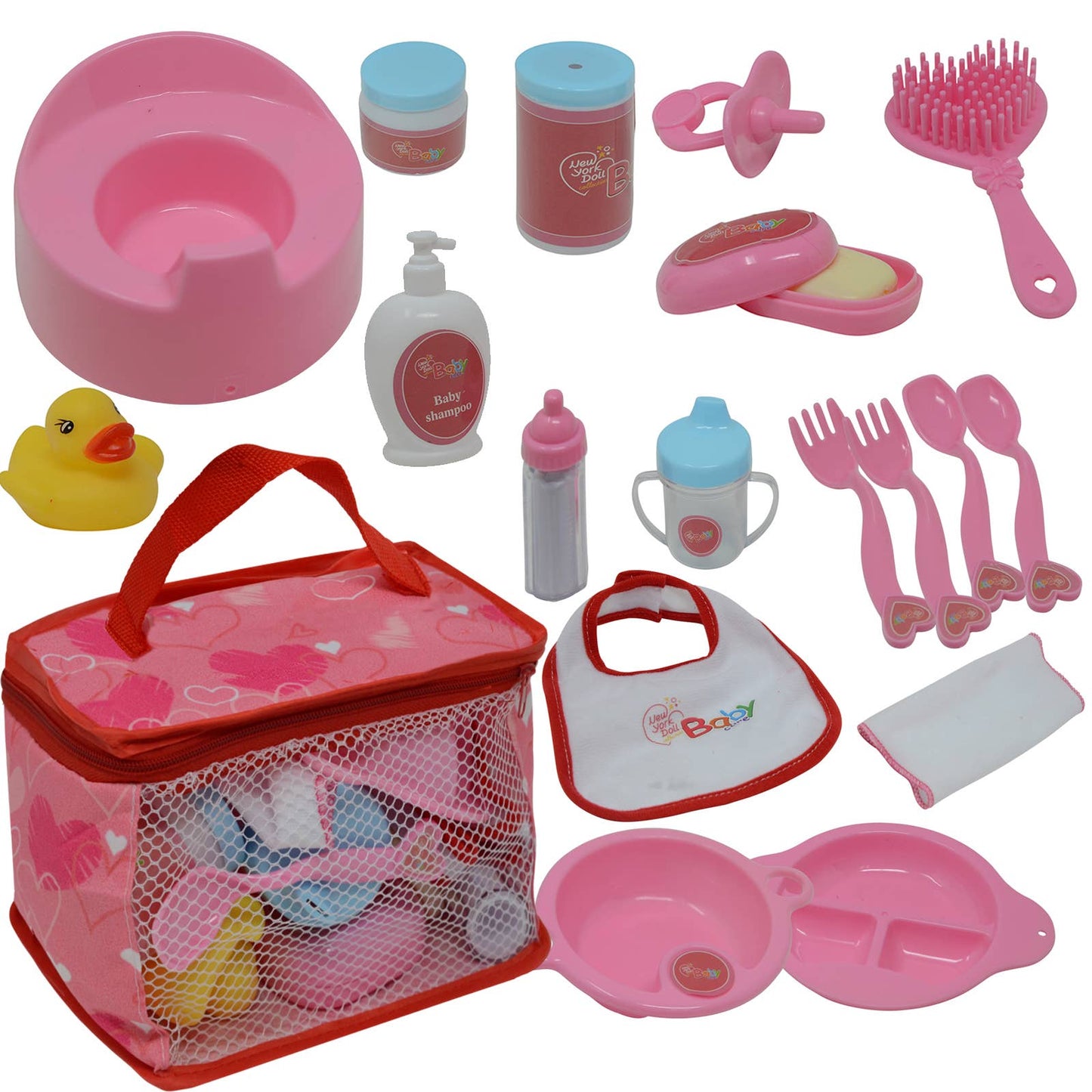 Baby Doll Feeding & Caring Accessory Set