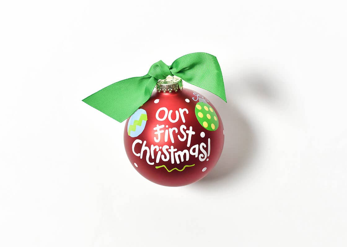 Our First Christmas Coton Colors Ornament
