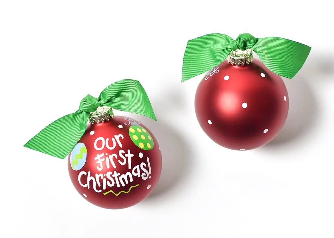 Our First Christmas Coton Colors Ornament