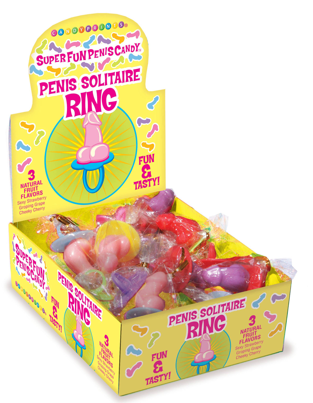 Super Fun Candy Ring Pop- POP Display of 30