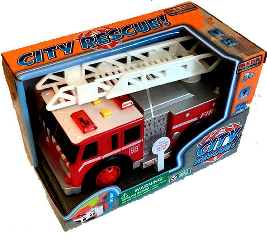 Friction Powered Fire Engine with Lights & Sounds