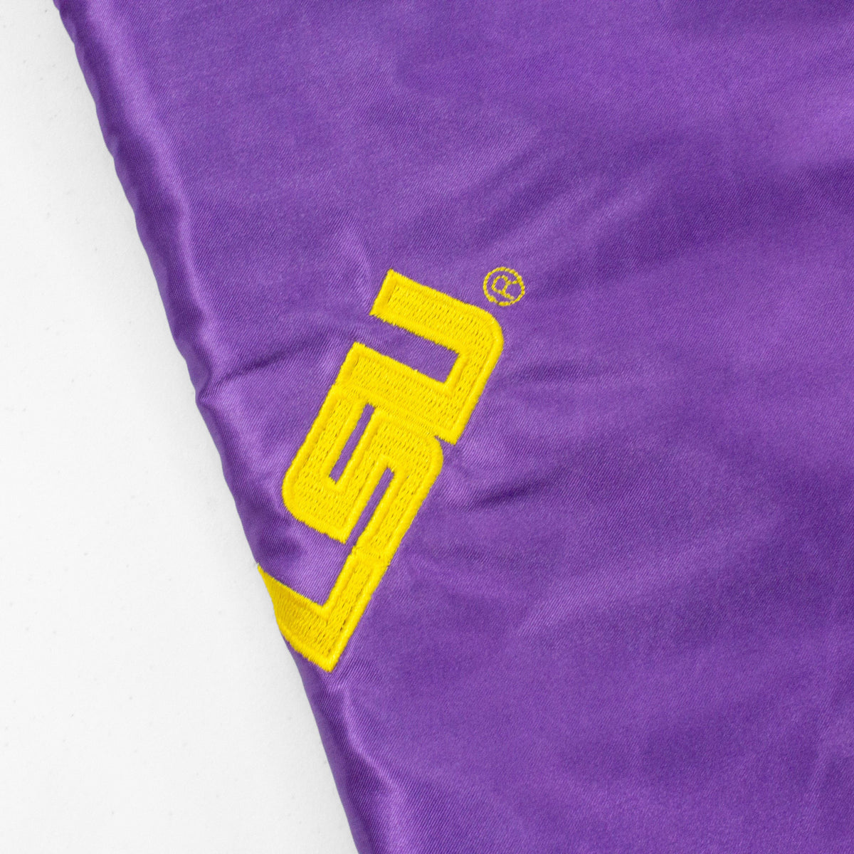 LSU Tigers Silky and Super Soft Plush Baby Blanket, 28" x 28"