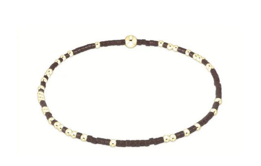 E Newton Hope Unwritten Bracelet - Chocolate