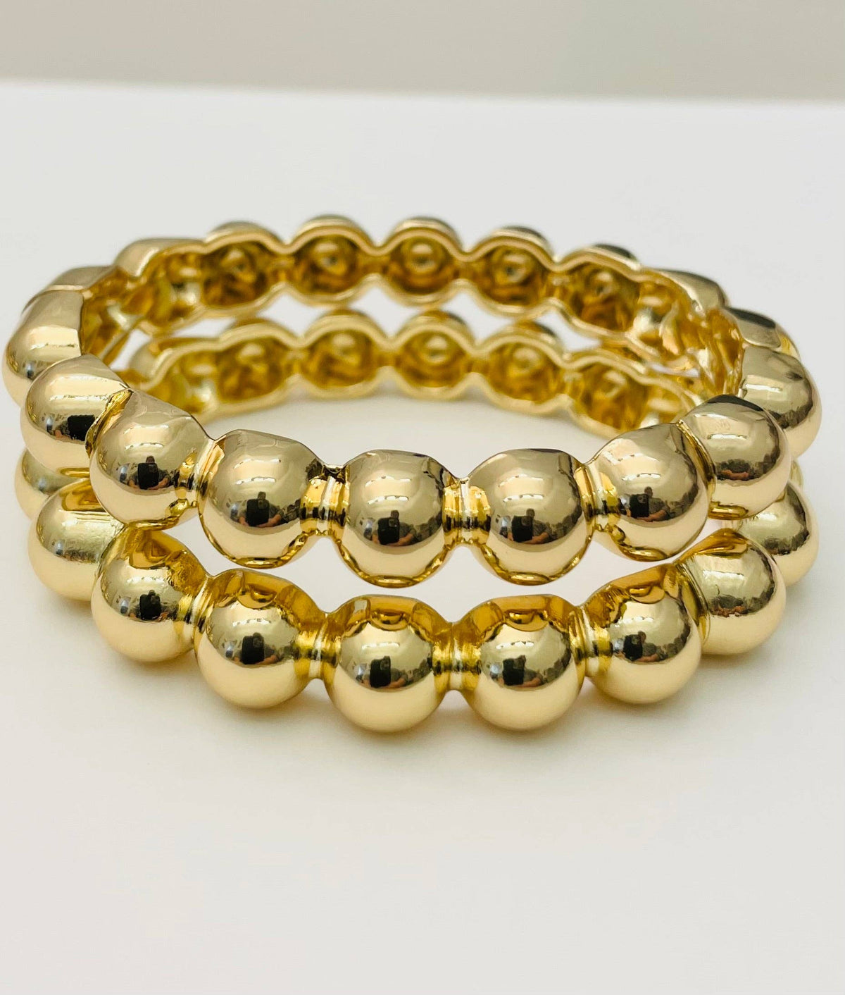 CHIC - Bubble Hinged Bracelet (gold) BR503