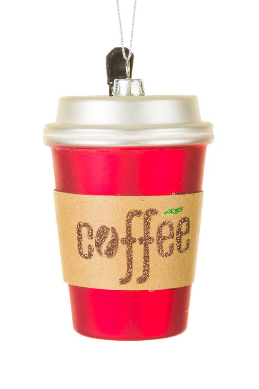 Red Coffee To Go Ornament
