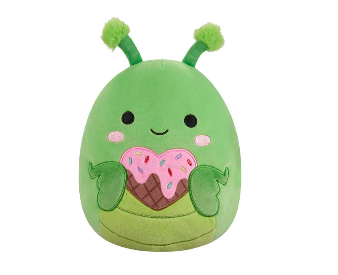 Squishmallow Valentine Plush 8" Trenton Praying Mantis Heart