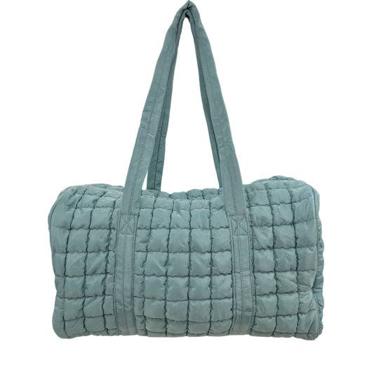Puffer Quilted Duffle Haze Blue
