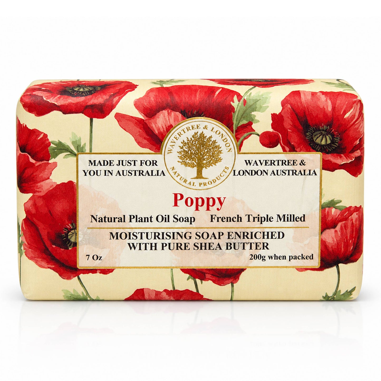 Wavertree & London Poppy Luxury Soap Bars