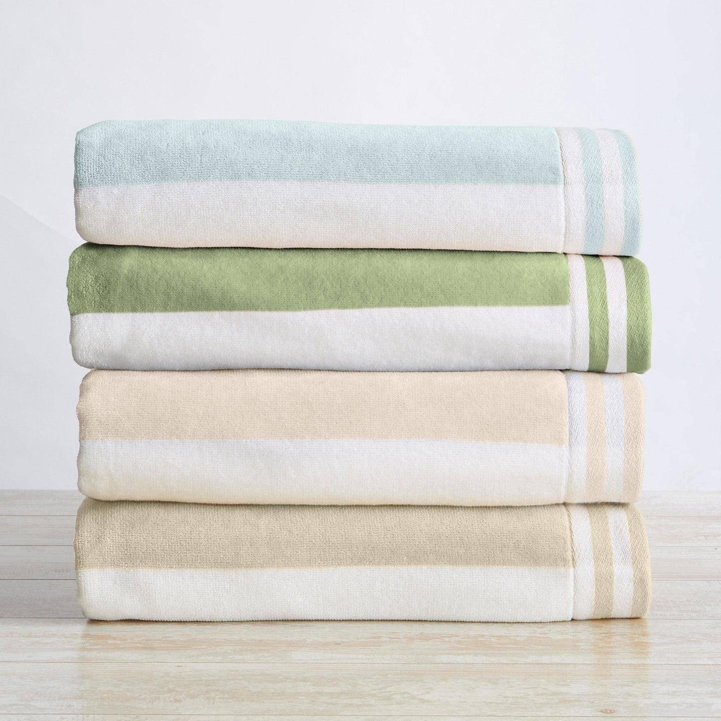 Striped Cotton Cabana Beach Towel - Edgartown Collection