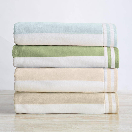 Striped Cotton Cabana Beach Towel - Edgartown Collection