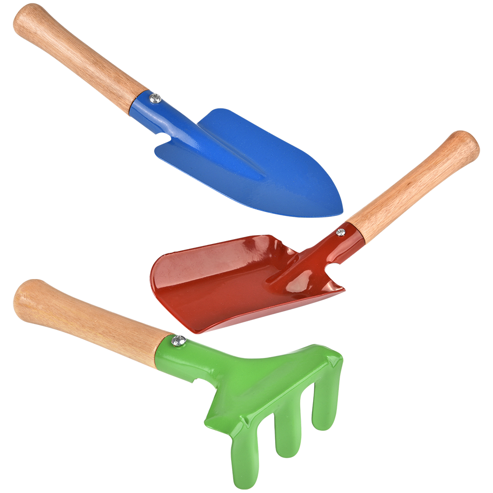 (T) KIDS 3PC GARDEN HAND TOOLS