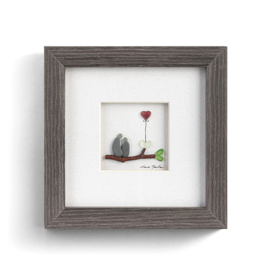 Heart Full of Love Wall Art - Gray