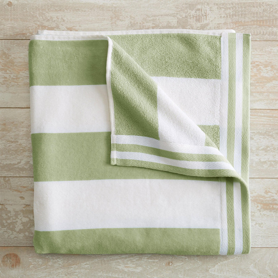 Striped Cotton Cabana Beach Towel - Edgartown Collection