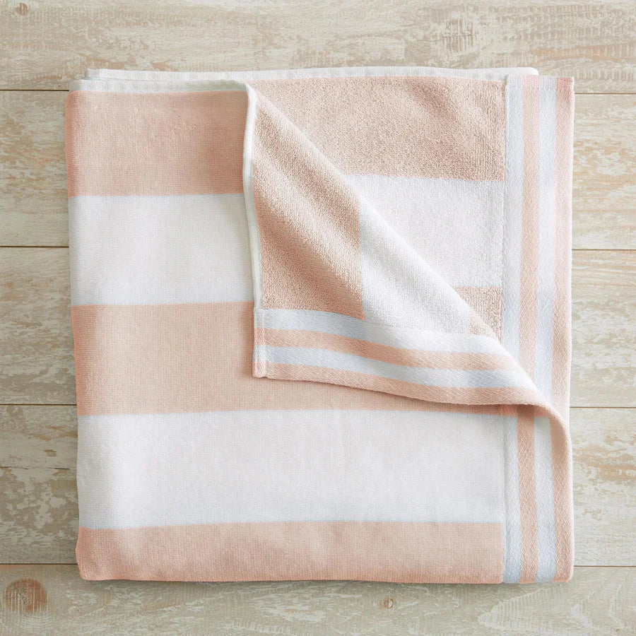 Striped Cotton Cabana Beach Towel - Edgartown Collection