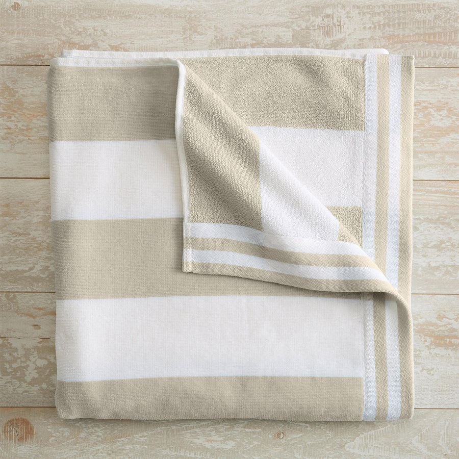 Striped Cotton Cabana Beach Towel - Edgartown Collection