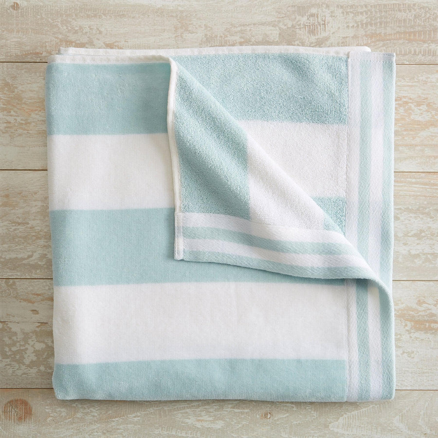 Striped Cotton Cabana Beach Towel - Edgartown Collection