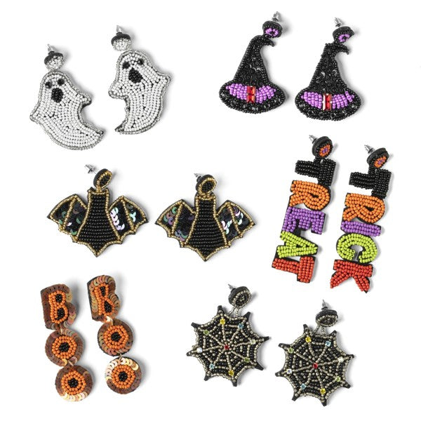 Halloween Earrings - 6 Styles