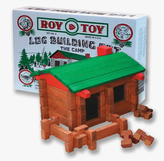 Roy Toy Log Building Set - The Camp