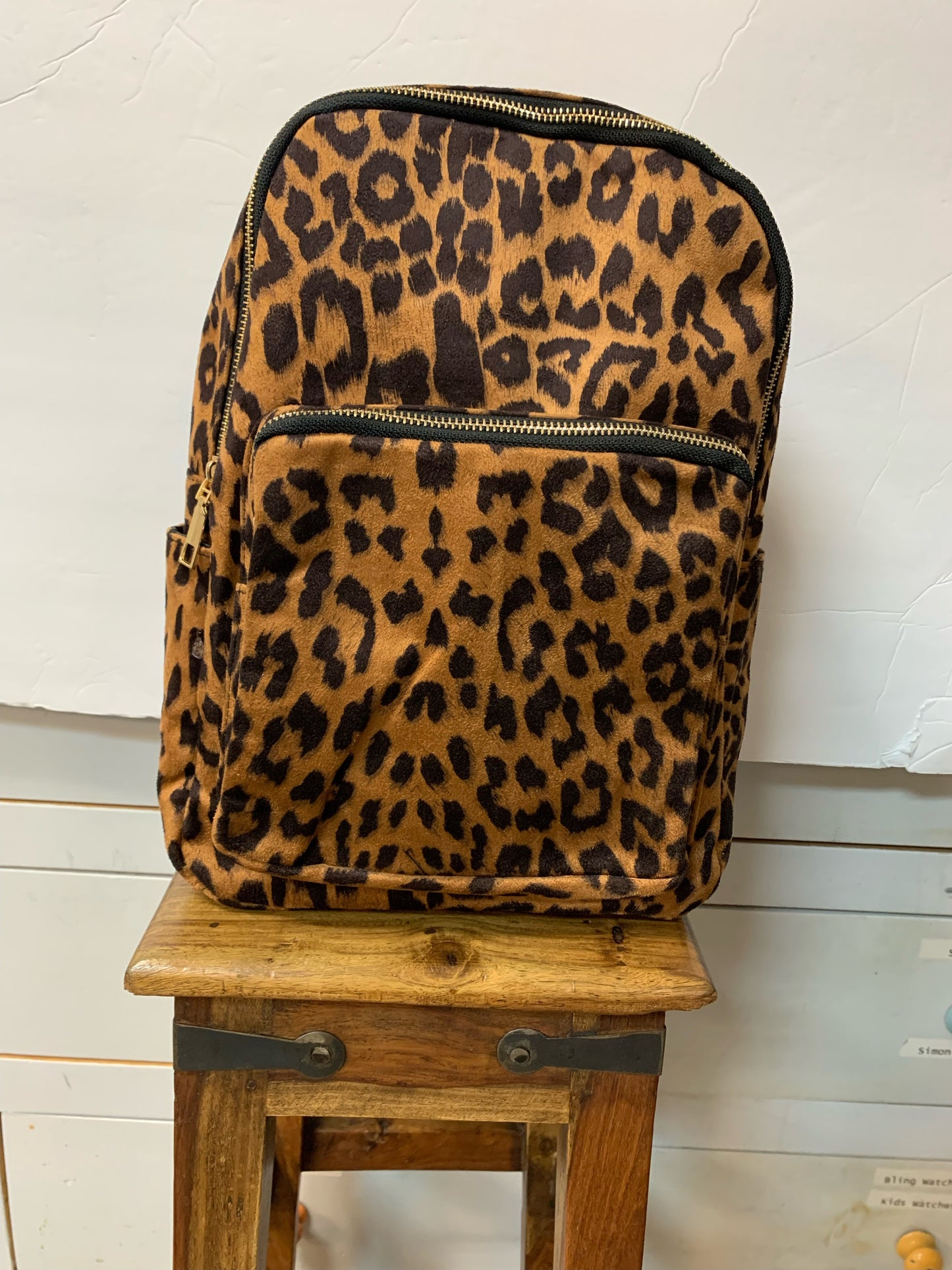 LEOPARD FULL SIZE BACKPACK