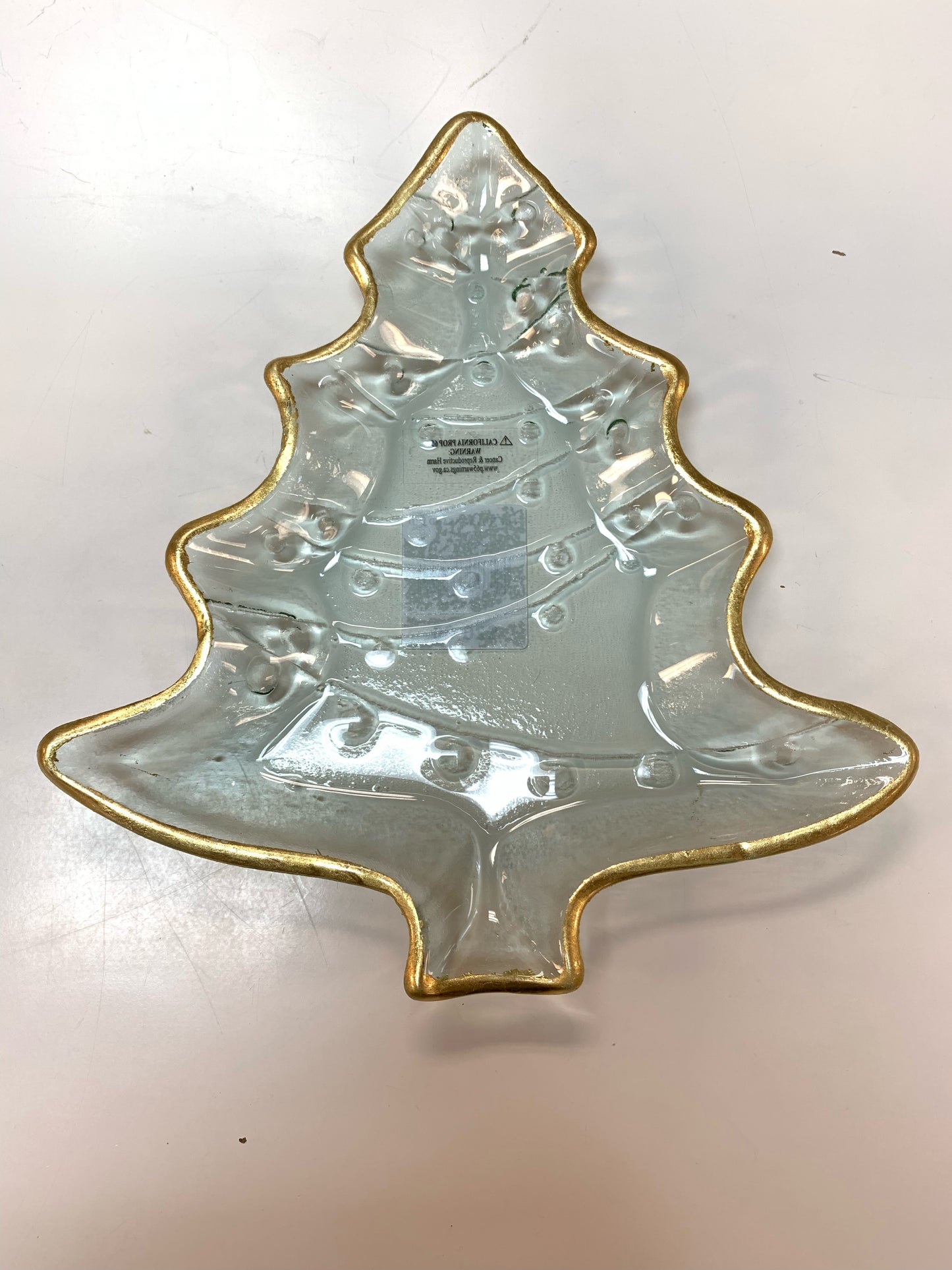 Small Royal Glass Fir Glass Platter