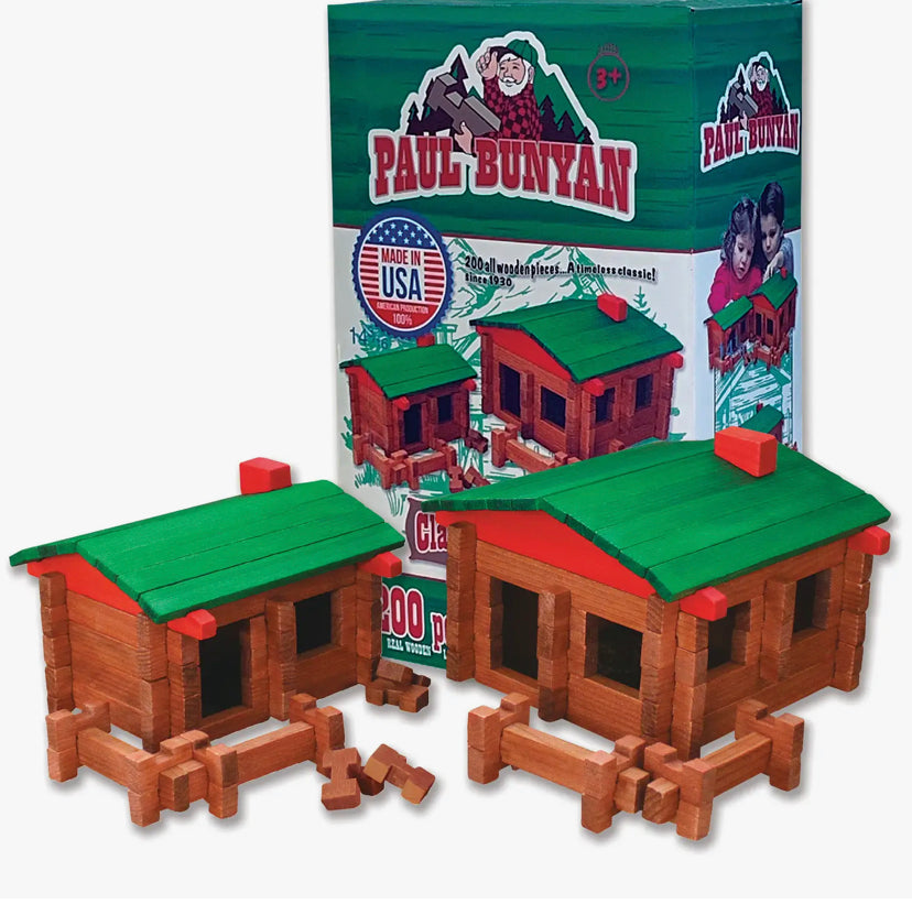 PAUL BUNYAN LOG CABIN SET