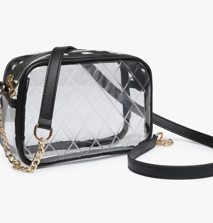 Black Clear Crossbody Bag