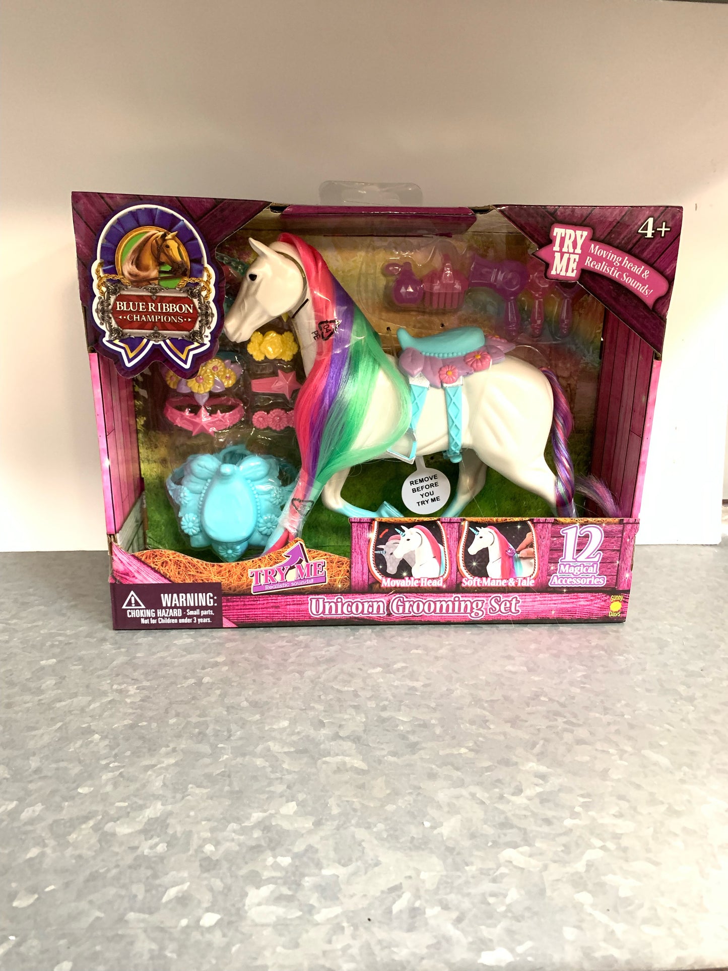 Blue Ribbon Champion Unicorn