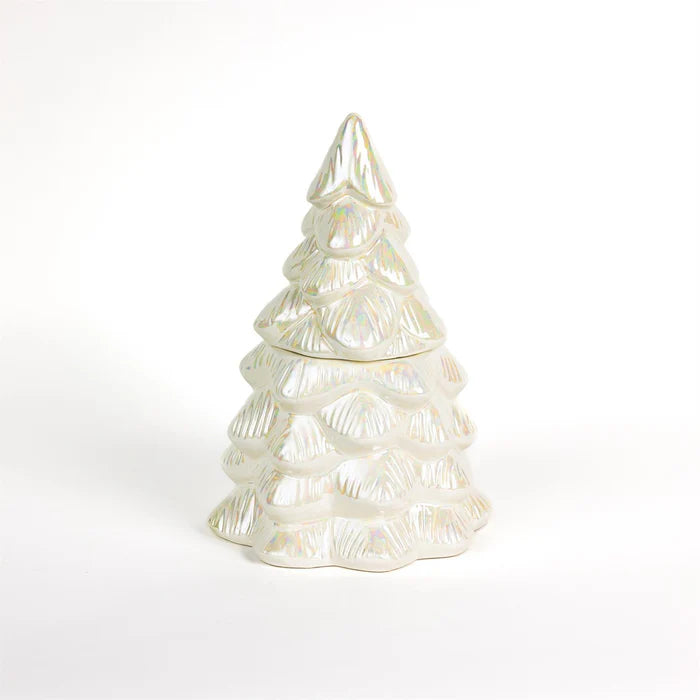 Sweet Grace White Christmas Tree Candle