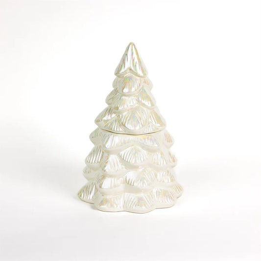 Sweet Grace White Christmas Tree Candle