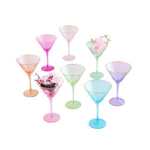 Rainbow Martini Glasses