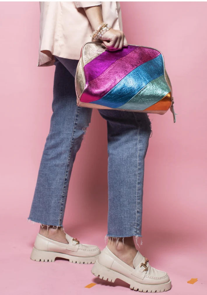 Shine Large Zipper Pouch