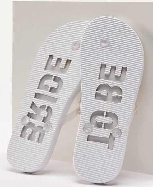 Bride To Be Imprint Flip Flops