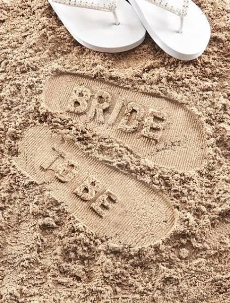 Bride To Be Imprint Flip Flops