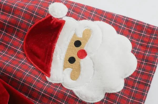 Santa Bow Babydoll Dress!