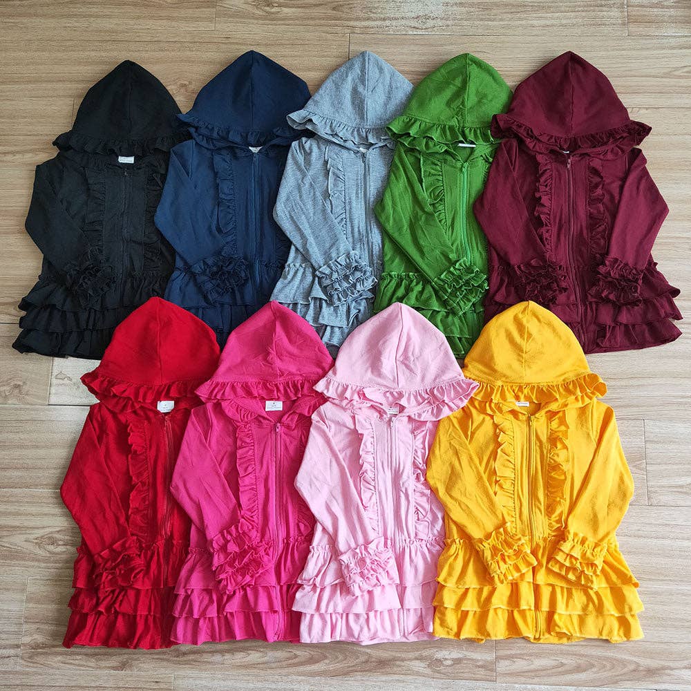 Girls Ruffle Jacket